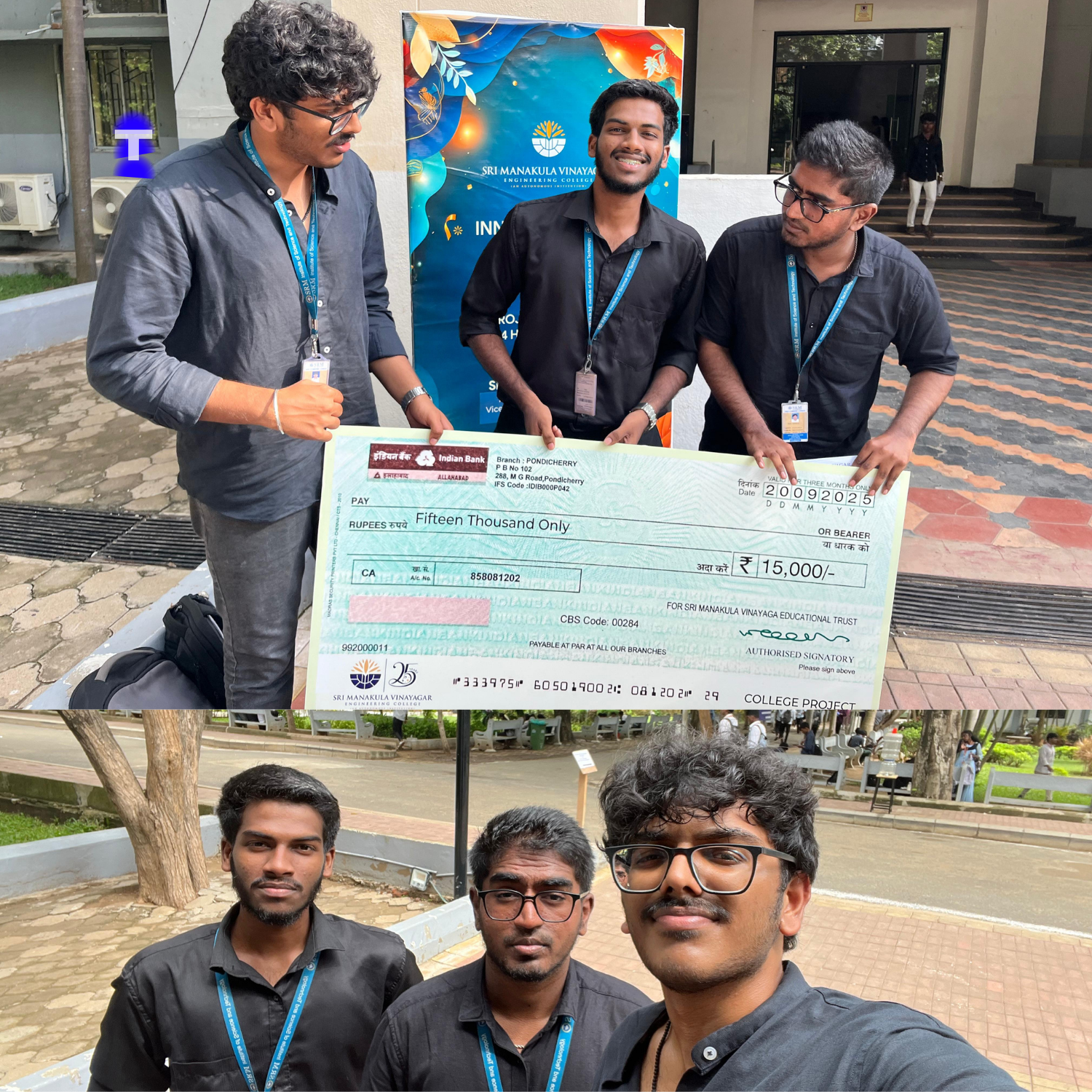 Innovators Day 2025 – 1st Prize (₹15,000)