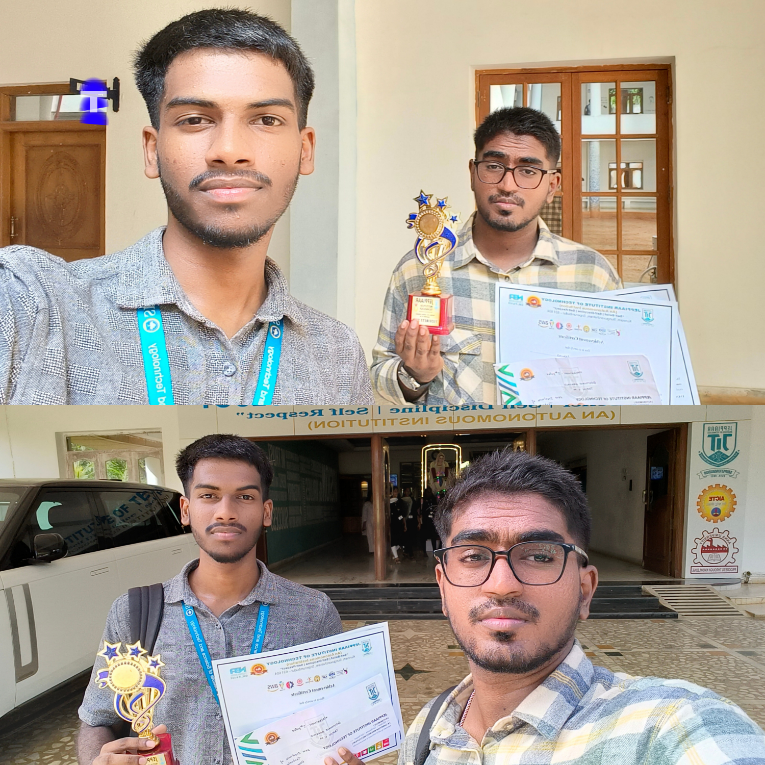 Jeppiaar Institute of Technology – Hackathon 1st Prize