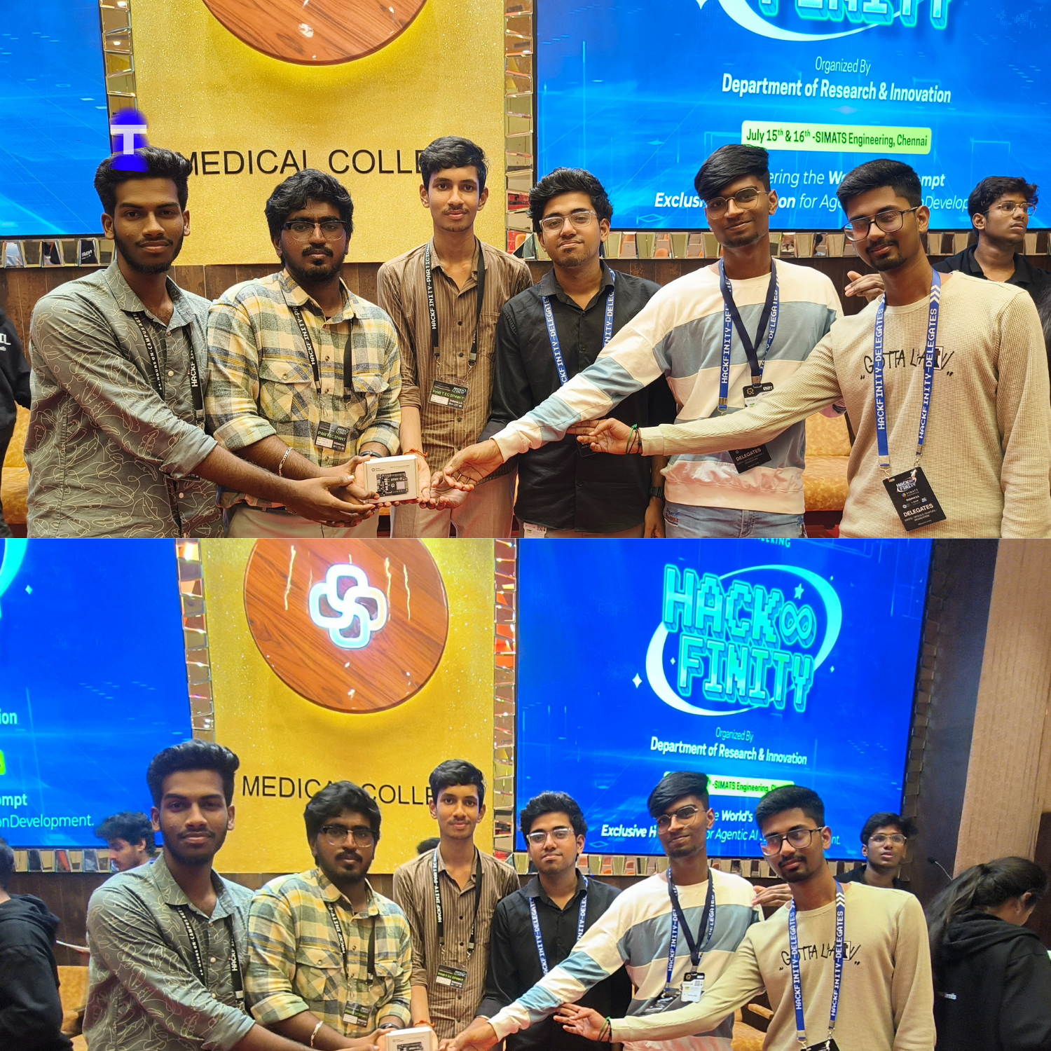 Hackfinity (SIMATS, Chennai) – Best Innovation Award