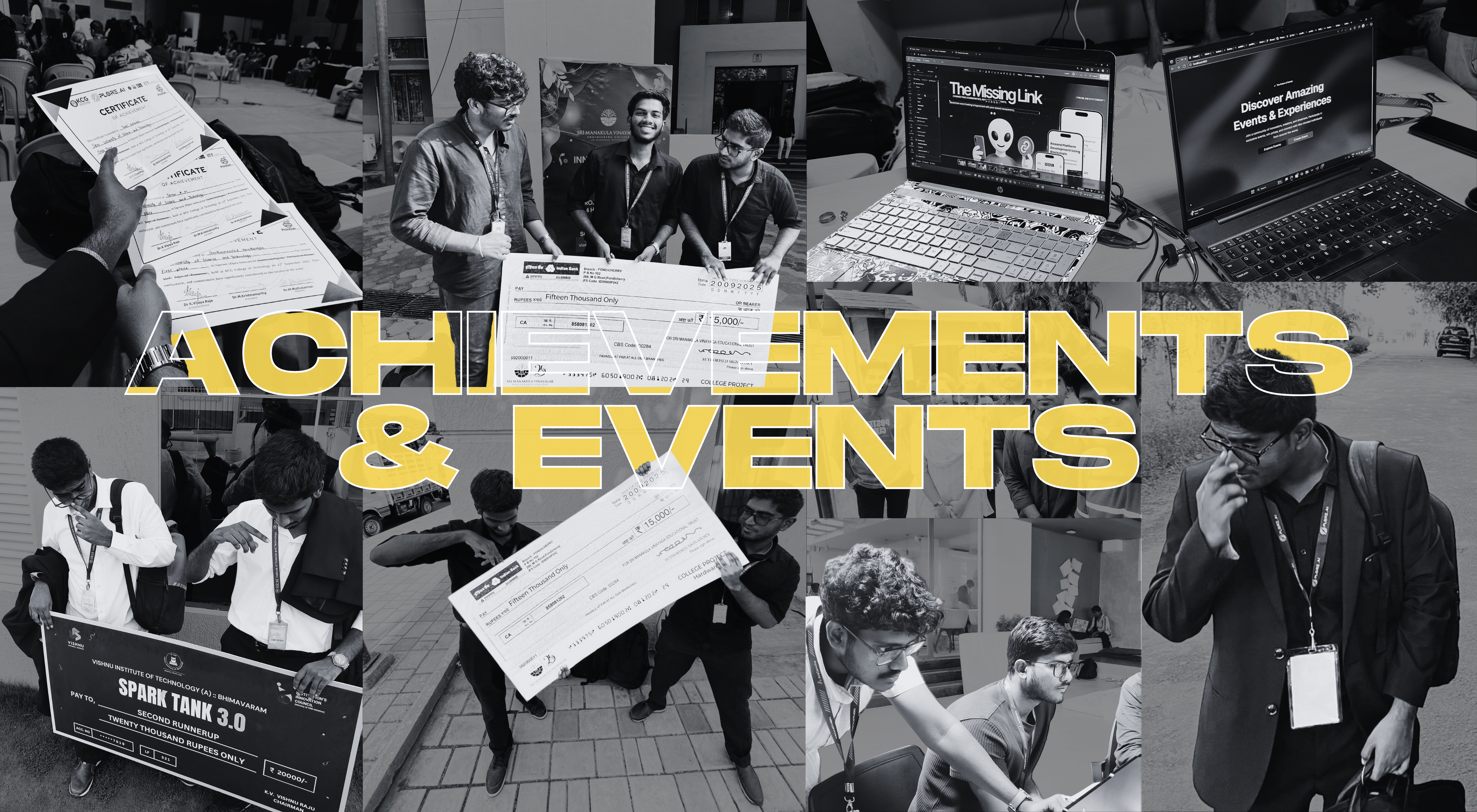 Achievements and Recognitions showcase